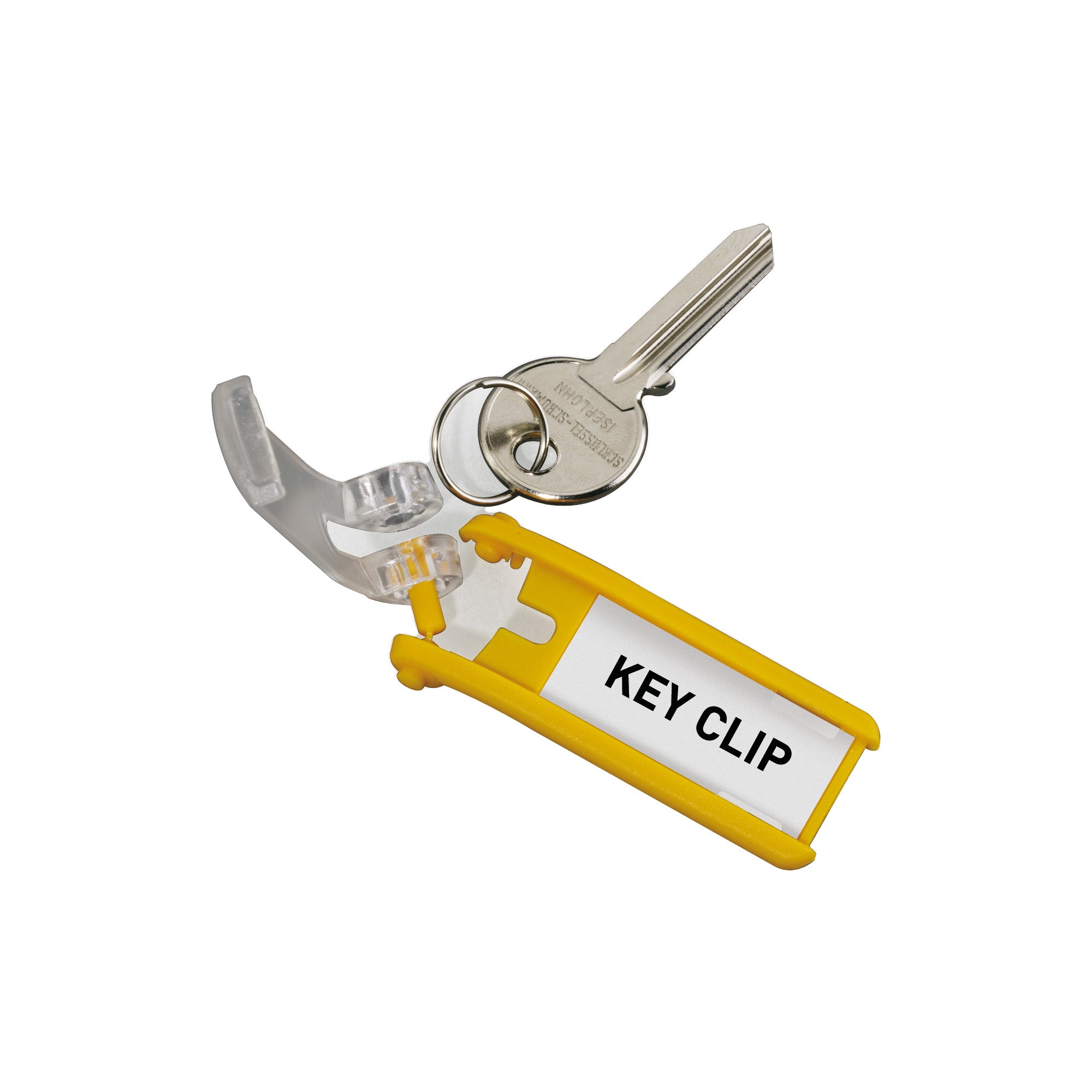 durable-scatola-6-portachiavi-key-clip-giallo