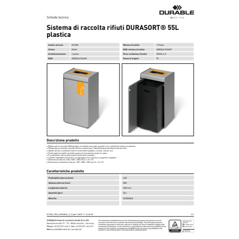 durable-sistema-raccolta-rifiuti-durasort-55-l-plastica-giallo-3212-04