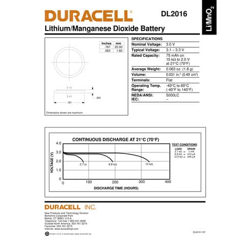 duracell-batterie-moneta-litio-3v-blister-2-pile-litio-2016-du20b2