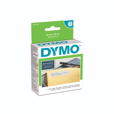 dymo-rotolo-500-etichette-labelwriter-indirizzi-54x25-mm-bianco-s0722520