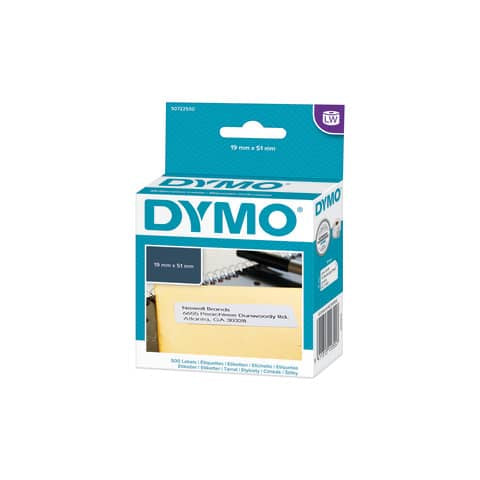 dymo-rotolo-500-etichette-labelwriter-multiuso-51x19-mm-bianco-s0722550