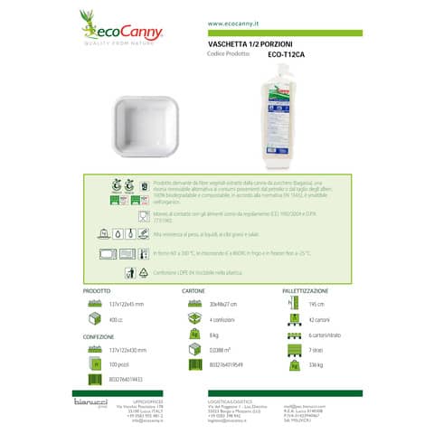 ecocanny-vaschetta-bio-compostabile-take-away-bianco-1-2-porzioni-conf-100-pz-eco-t12ca