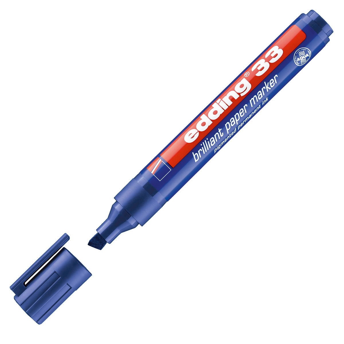 edding-marcatore-33-permanente-punta-scalpello-blu