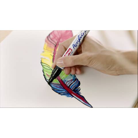 edding-marcatore-acrilico-5100-punta-tonda-2-3-mm-tratto-medio-rosa-fluo-e-5100-069