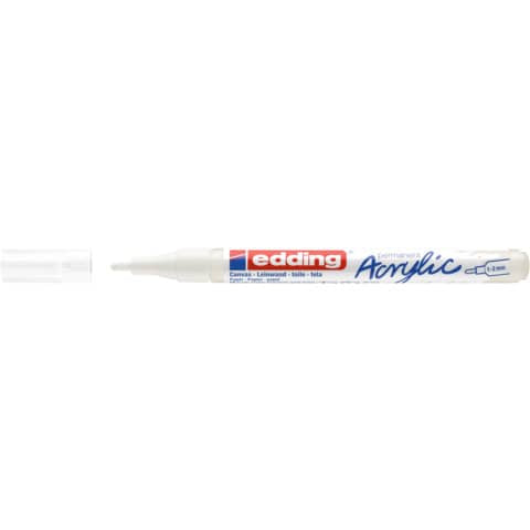 edding-marcatore-acrilico-5300-punta-tonda-1-2-mm-tratto-fine-bianco-traffico-e-5300-922