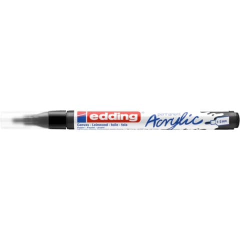 edding-marcatore-acrilico-5300-punta-tonda-1-2-mm-tratto-fine-nero-intenso-e-5300-901