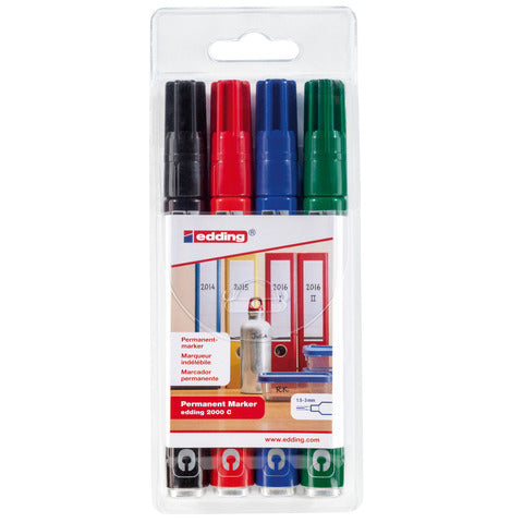 edding-marcatore-permanente-2000-punta-conica-1-5-3-mm-conf-4-colori-assortiti-e-2000c-4s