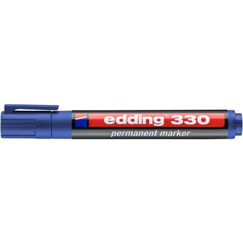 edding-marcatore-permanente-330-punta-scalpello-1-5-mm-blu-4-330003