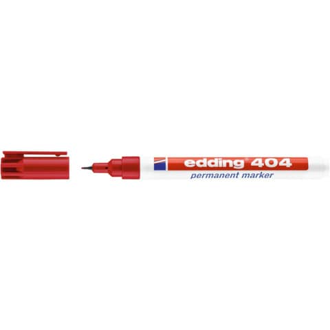 edding-marcatore-permanente-404-punta-conica-0-75-mm-rosso-4-404002