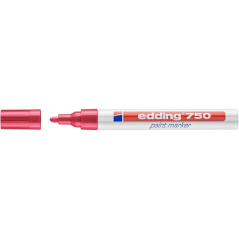 edding-marcatore-vernice-750-punta-conica-2-4-mm-rosso-4-750002
