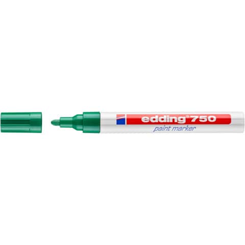 edding-marcatore-vernice-750-punta-conica-2-4-mm-verde-4-750004