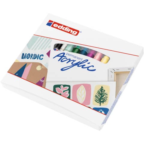 edding-marcatori-acrilici-start-easy-set-punte-tonde-assortite-assortiti-8-colori-4-ses8n