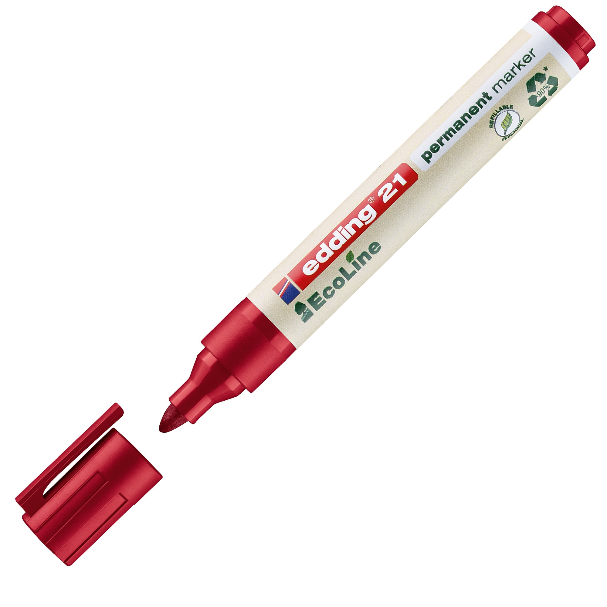 edding-set-4-marcatori-permanenti-21-ecoline-p-conica-colori-assortiti