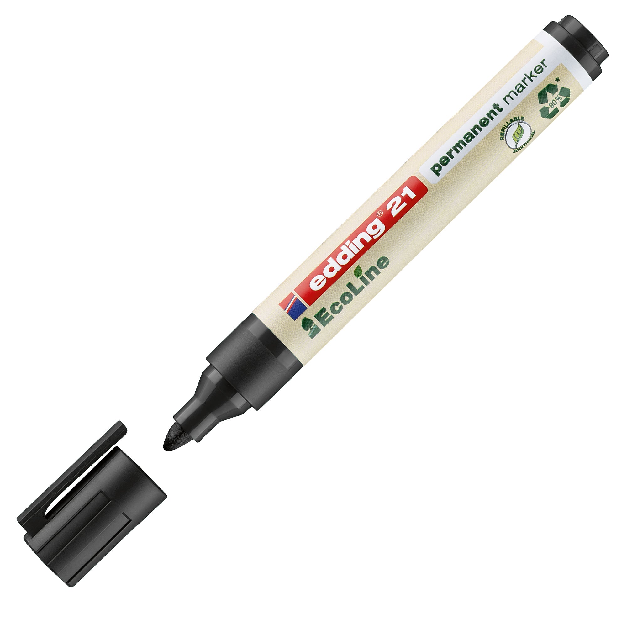 edding-set-4-marcatori-permanenti-21-ecoline-p-conica-colori-assortiti