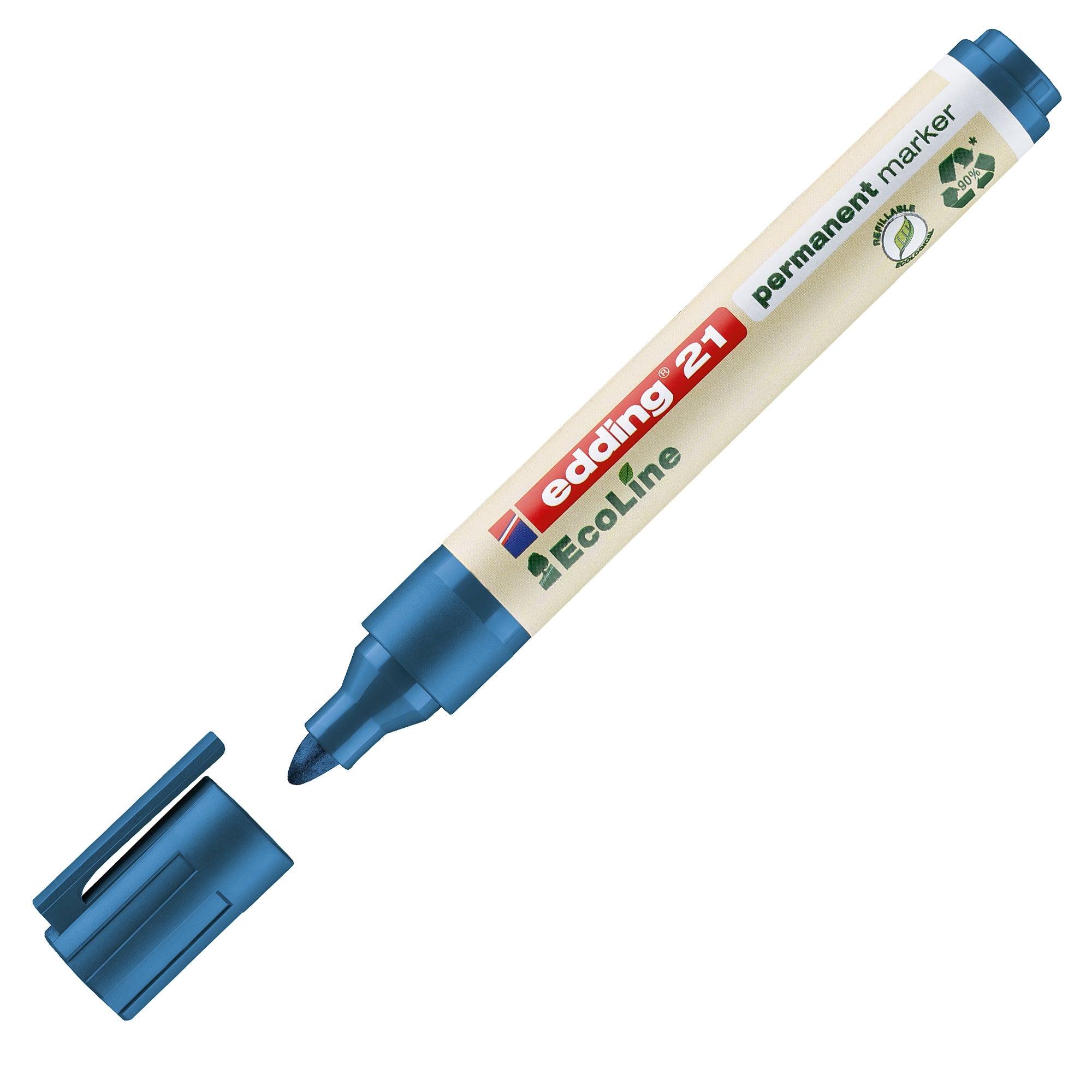 edding-set-4-marcatori-permanenti-21-ecoline-p-conica-colori-assortiti