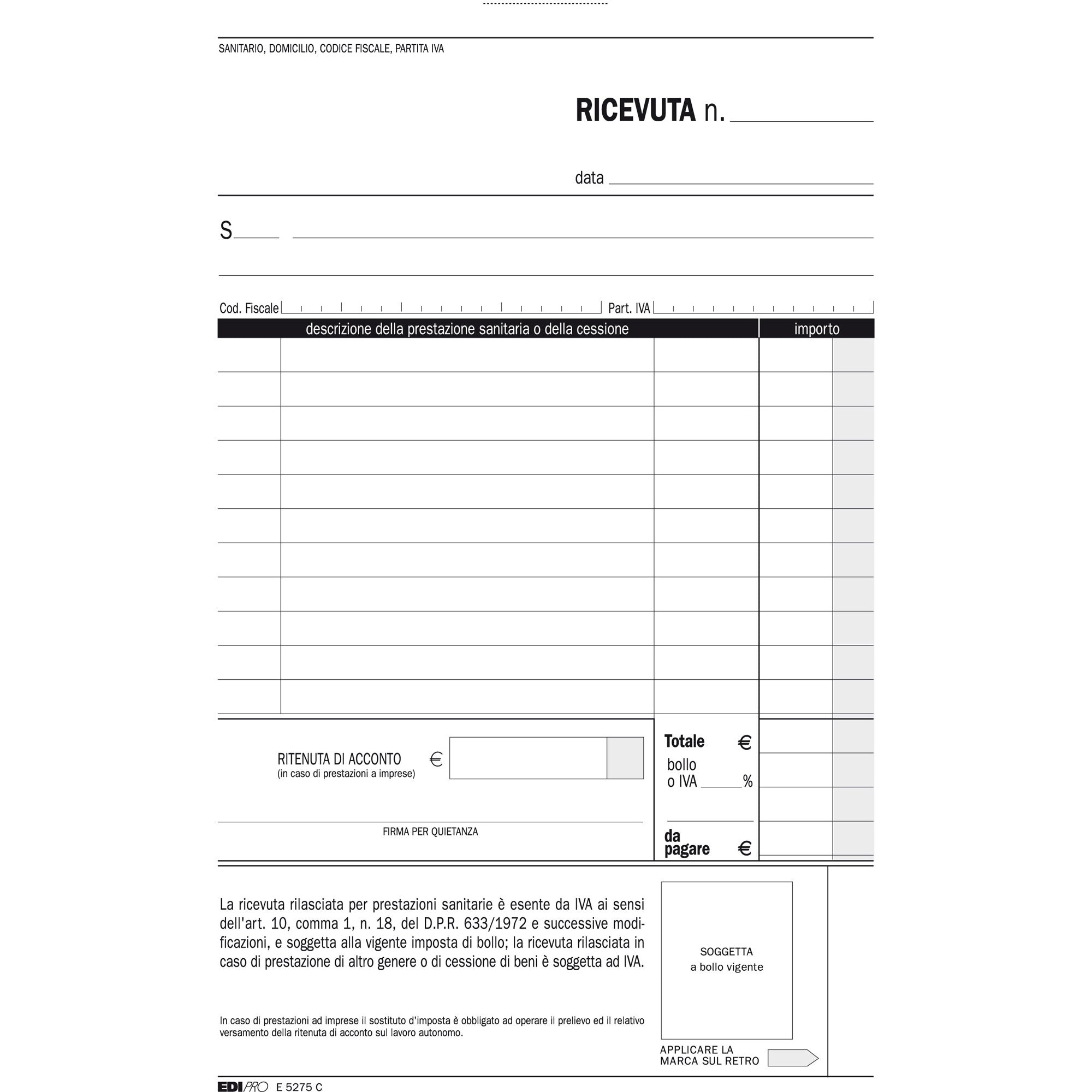 edipro-blocco-ricevute-sanitarie-numerate-50-50-fogli-autoric-23x15-e5275c