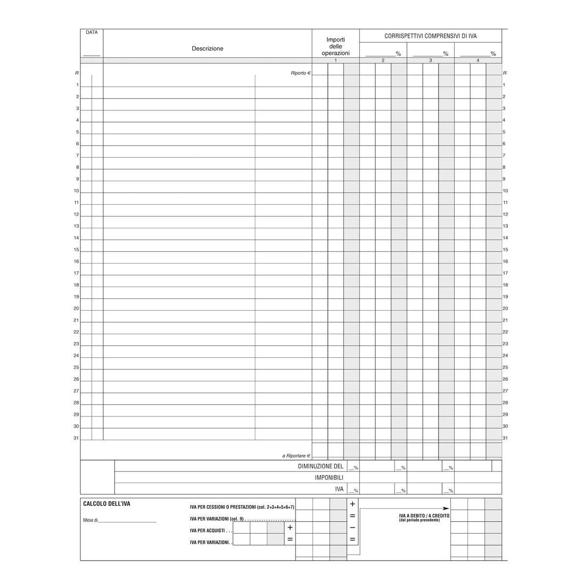 edipro-registro-iva-corrispettivi-31x24-5-15pag-numerate-e2103