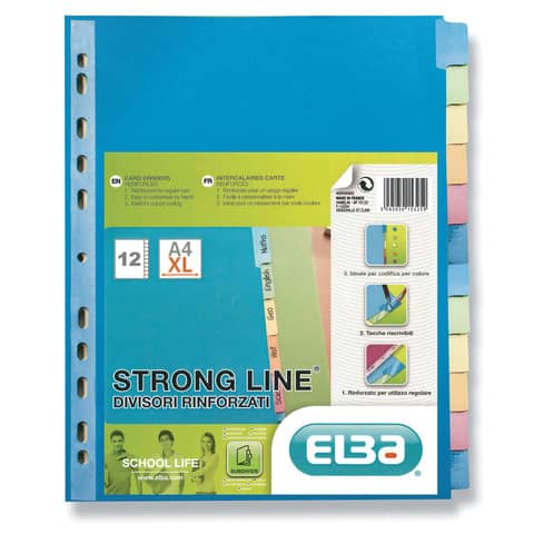 elba-divisore-personalizzabile-strong-line-a4-12-tacche-neutre-assortiti-400132505