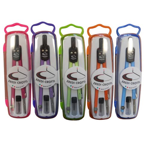 eredi-crotti-compasso-scolastico-2-accessori-conf-5-colori-assortiti-223c