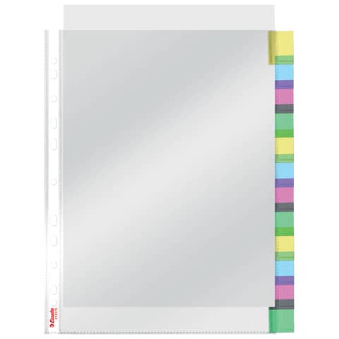 esselte-busta-index-perforazione-universale-12-tasti-colorati-f-to-a4-ppl-lucido-414170