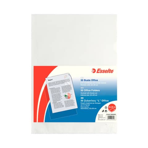 esselte-buste-l-perforate-office-pp-antiriflesso-trasparente-22x30-cm-goffrate-conf-50-395082000