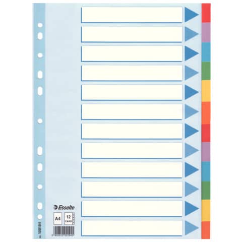 esselte-intercalare-cartoncino-12-tasti-colorati-f-to-a4