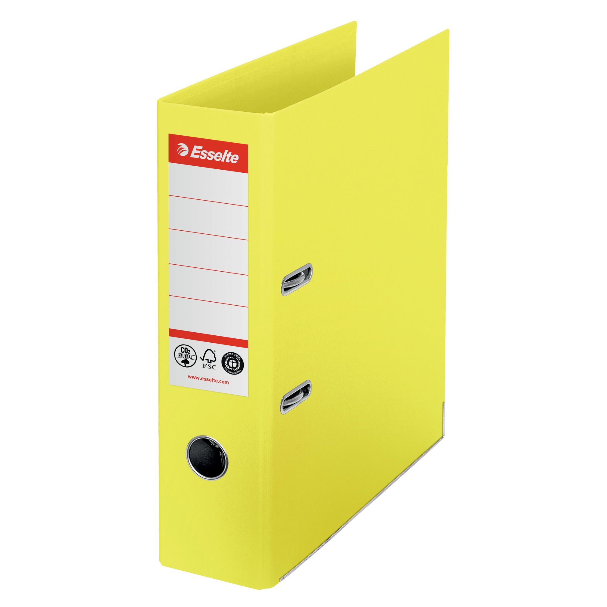 esselte-registratore-leva-dorso-75mm-giallo-co2-neutral