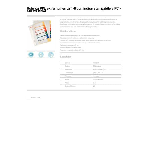 esselte-rubrica-ppl-extra-numerica-1-6-indice-stampabile-pc-a4-maxi-100212