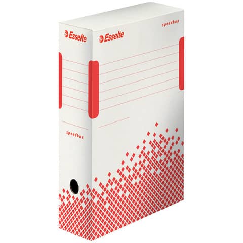 esselte-scatola-archivio-speedbox-dorso-10-cm-bianco-rosso-10x25x35-cm-623908