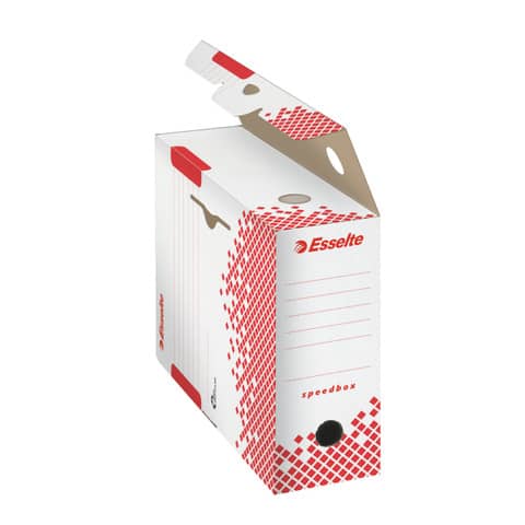 esselte-scatola-archivio-speedbox-dorso-10-cm-bianco-rosso-10x25x35-cm-623908