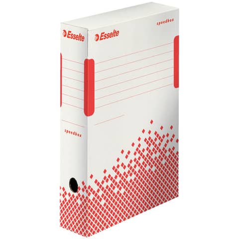 esselte-scatole-archivio-speedbox-dorso-8-cm-bianco-rosso-8x25x35-cm-conf-25-623985