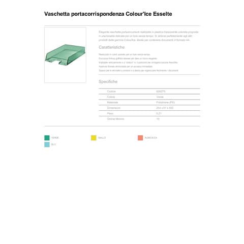 esselte-vaschetta-portacorrispondenza-colourice-polistirolo-a4-verde-trasparente-626275