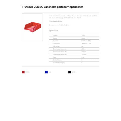 esselte-vaschette-portacorrispondenza-transit-jumbo-polistirene-rosso-26-8x33-8x11-5-cm-15618