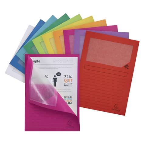 exacompta-cartelline-finestra-forever-a4-cartoncino-120-g-mq-arancio-conf-100-50104e