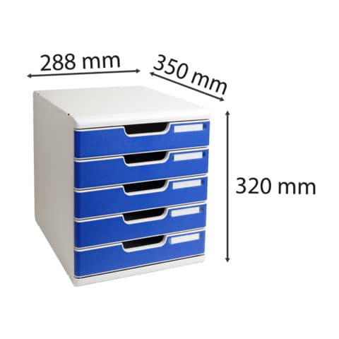 exacompta-cassettiera-modulo-classic-5-cassetti-28-8x35x32-cm-grigio-blu-301003d