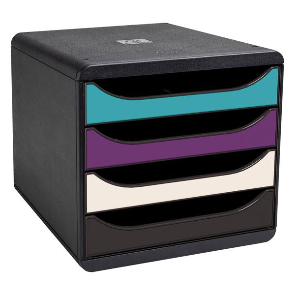 exacompta-cassettiera-riciclata-big-box-4-cassetti-colori-assortiti-linea-titane-exaco