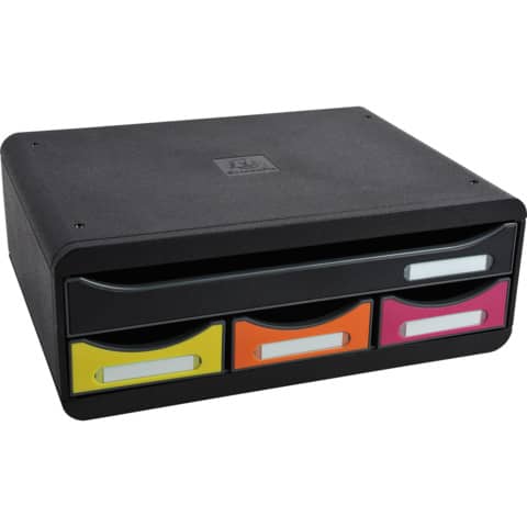 exacompta-cassettiera-toolbox-4-cassetti-nero-arlecchino