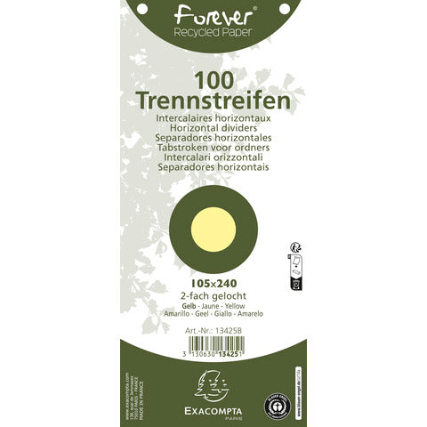 exacompta-divisori-formato-105x240-mm-colore-giallo-conf-100-pezzi-13425b