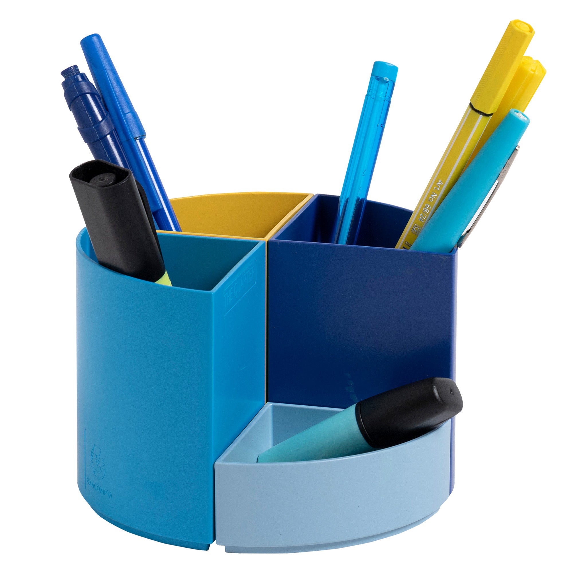 exacompta-portapenne-modulare-the-quarter-multicolore-bee-blue