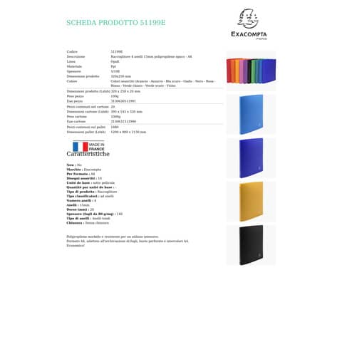 exacompta-raccoglitore-anelli-linea-opaco-4-anelli-diametro-15-mm-ppl-a4-10-colori-assortiti-51199e