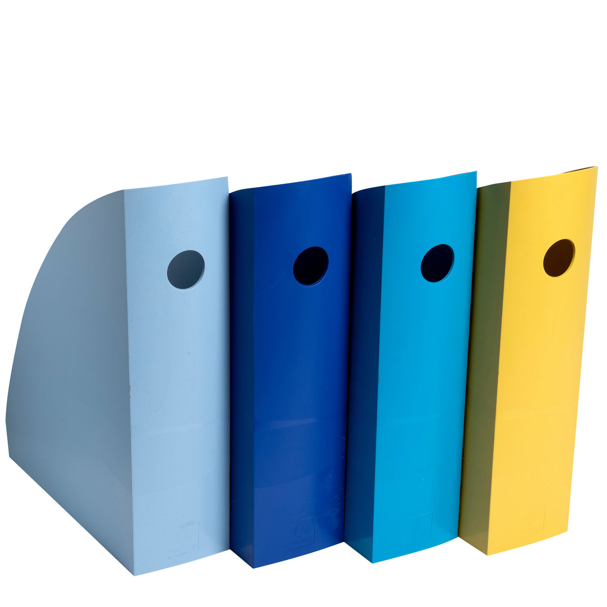 exacompta-set-4-portariviste-mag-cube-colori-assortiti-bee-blue