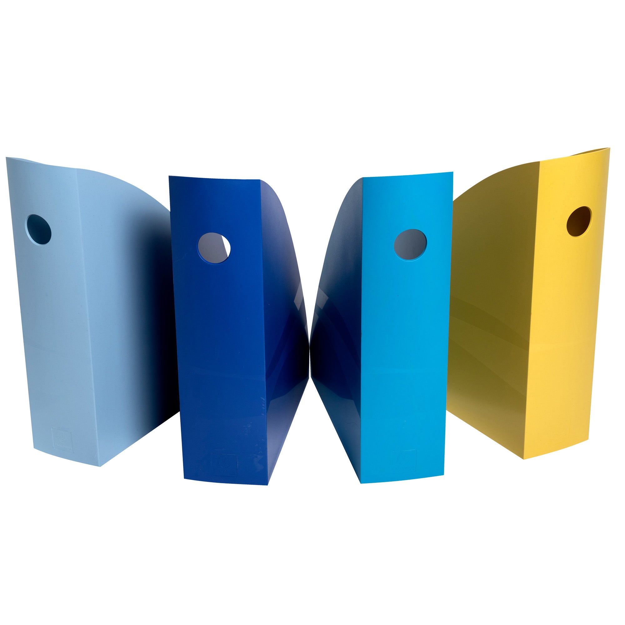 exacompta-set-4-portariviste-mag-cube-colori-assortiti-bee-blue