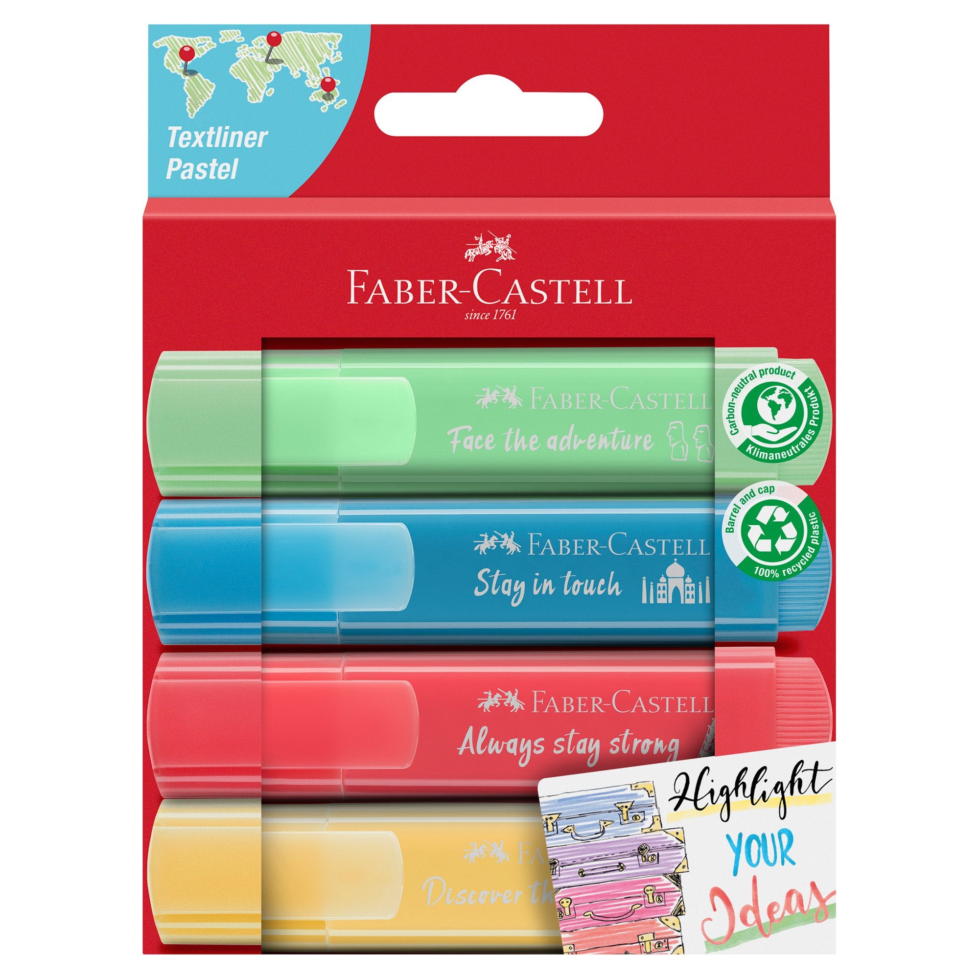 faber-castell-astuccio-4-evidenziatori-textliner-46-colori-assortiti-pastel-faber-castell