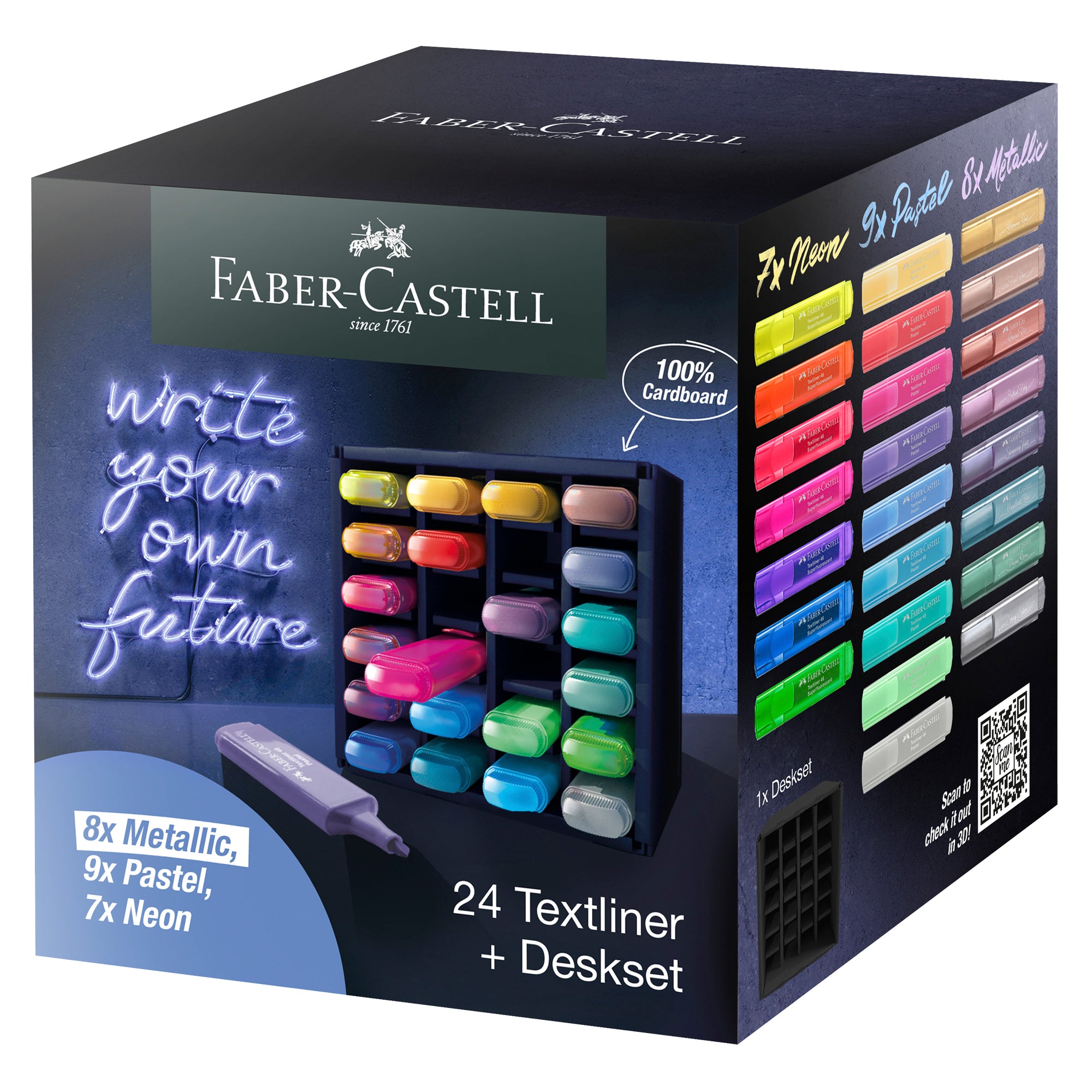 faber-castell-deskset-24-evidenziatori-textliner-46-colori-assortiti-faber-castell