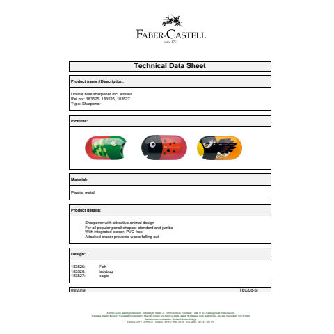 faber-castell-espositore-18-temperamatite-2-fori-animals-assortiti-183522