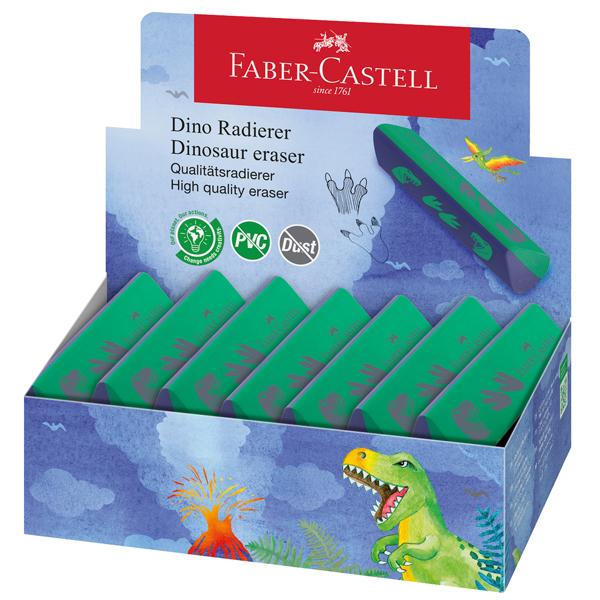 faber-castell-expo-15-gomma-triangolare-dinosauro-colori-assortiti-faber-castell