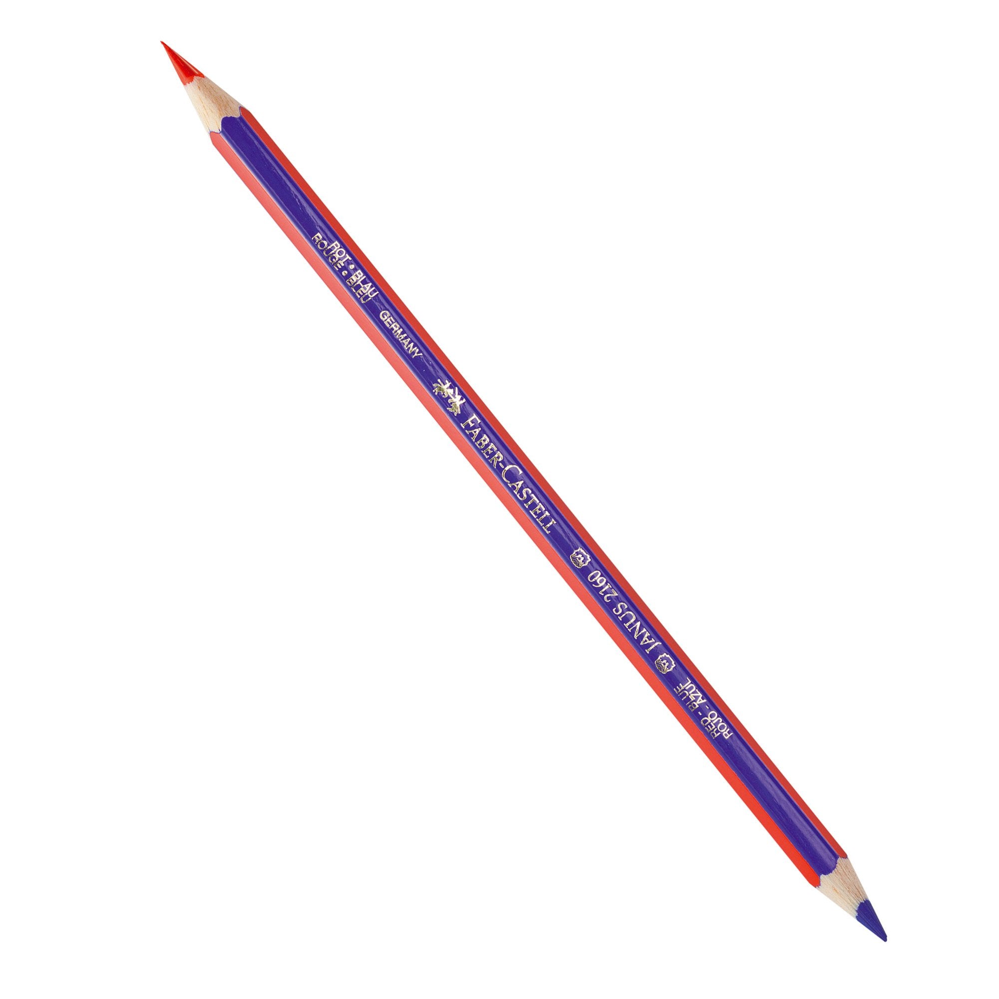 faber-castell-matita-bicolore-sottile-rosso-blu-janus-2160-faber-castell
