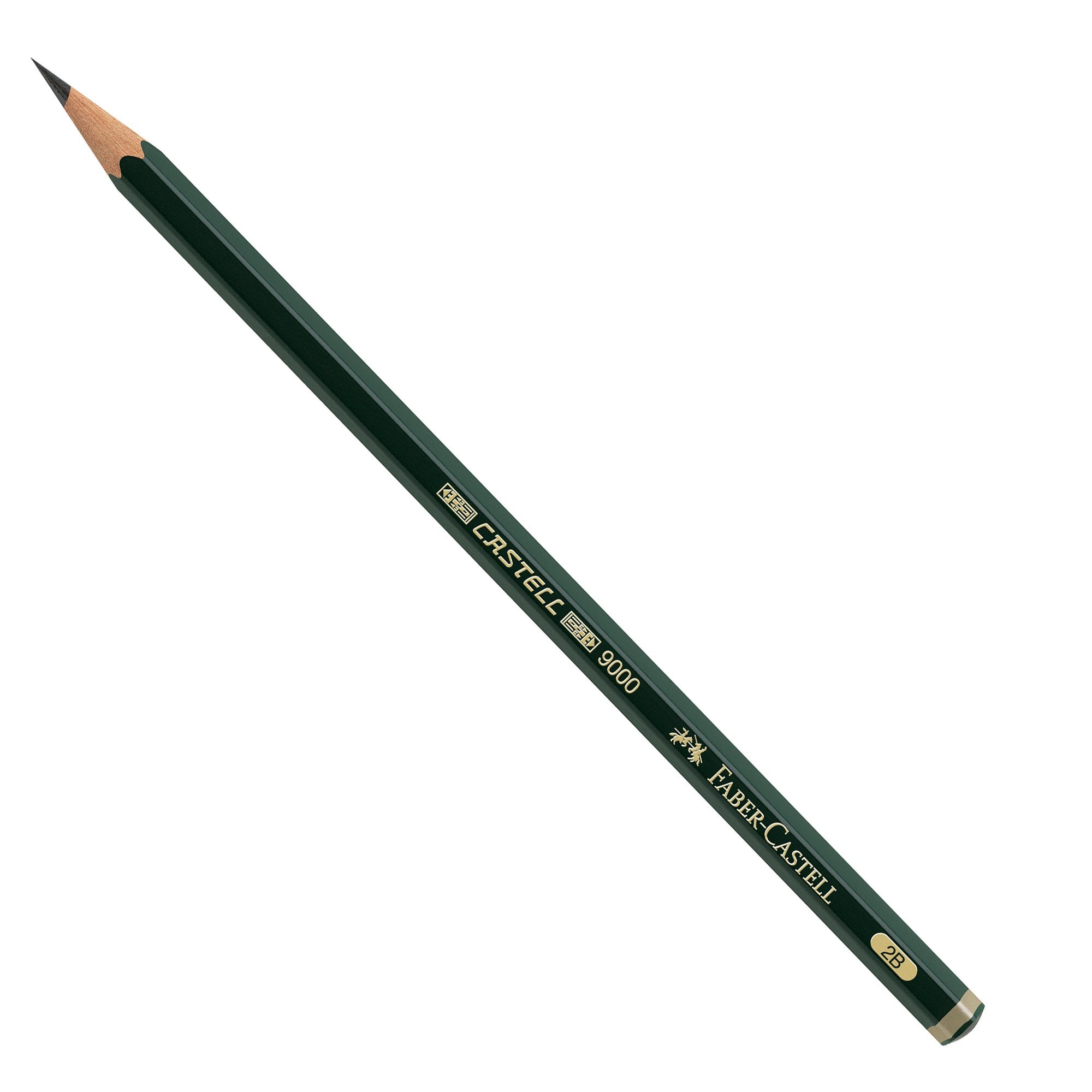 faber-castell-matita-grafite-castell-9000-2b-esagonale-faber-castell