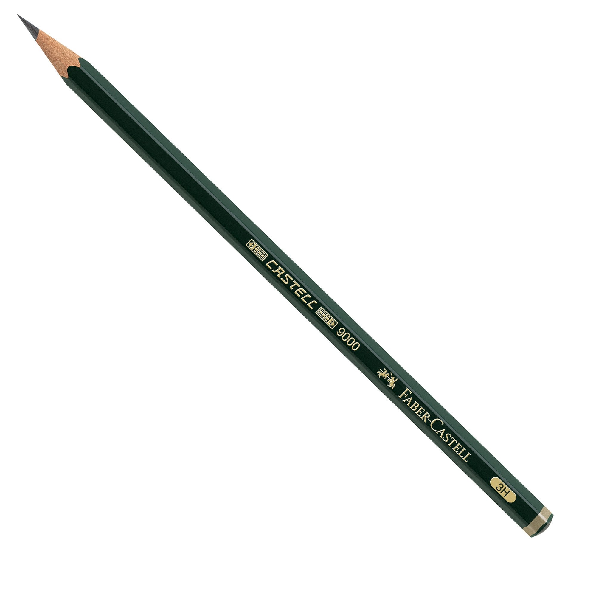 faber-castell-matita-grafite-castell-9000-3h-esagonale-faber-castell