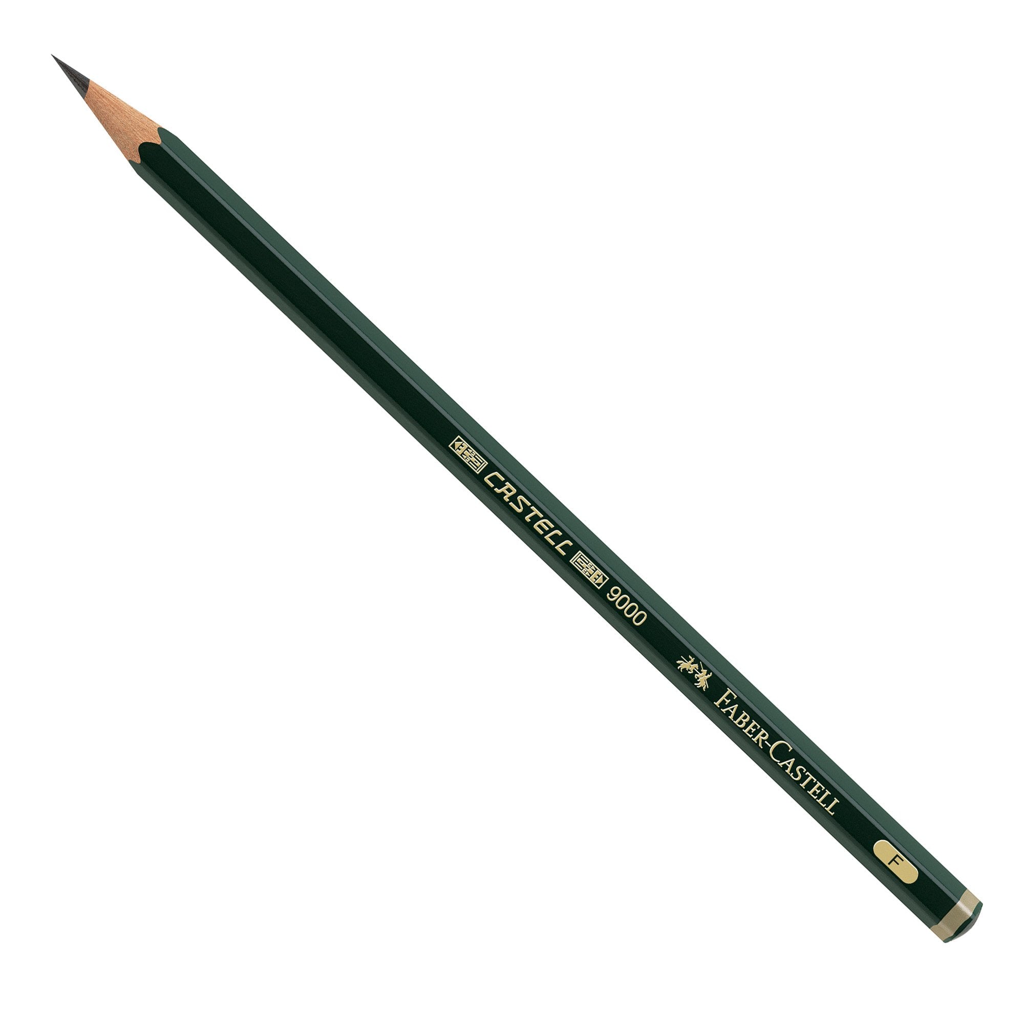 faber-castell-matita-grafite-castell-9000-f-esagonale-faber-castell